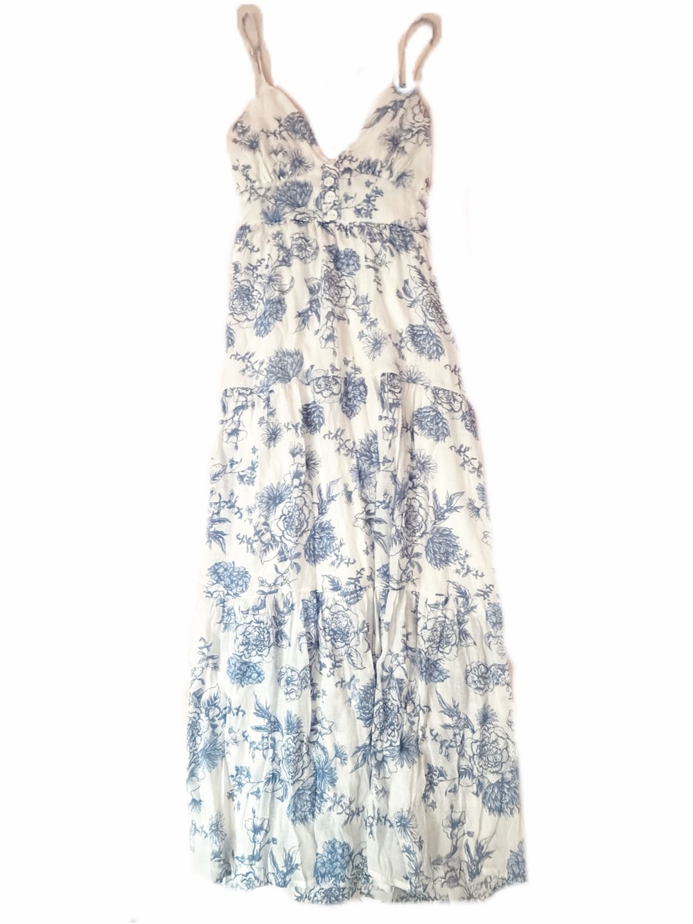 Blue Floral Maxi dress - Women